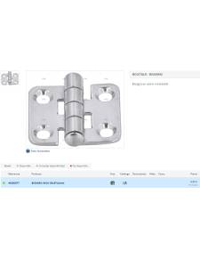 Bisagra Inox 35x37x2 mm