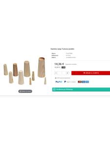 Plastimo Espiches juego 9 piezas grandes