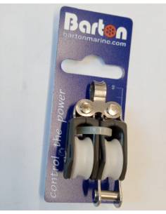 Barton pulley double fixed with root