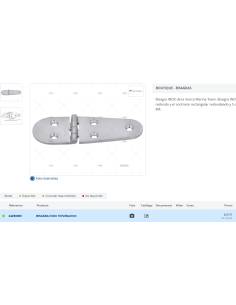 Hinge Inox 107x38x2 mm 2