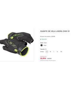 zick glove sail g1 size M 2