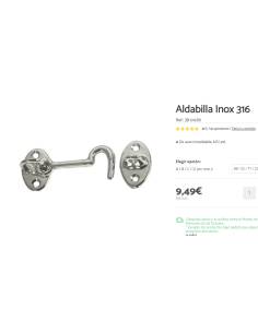 Plastimo albadilla laton cromada 75mm 2