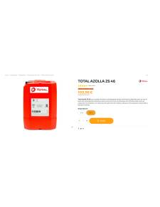 Aceite Hidraulico Total Azolla ZS 46 20 LTS