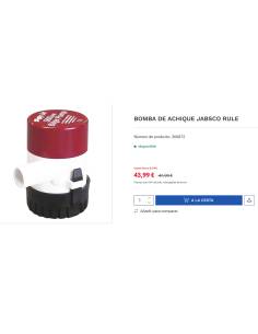 Rule bomba achique 24V 500GPH 2