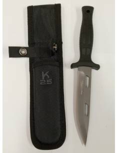 Couteau tactique Botero lame droite ajourée 13cm/lame