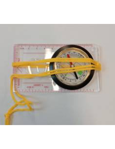 Brujula sobre metacrilato