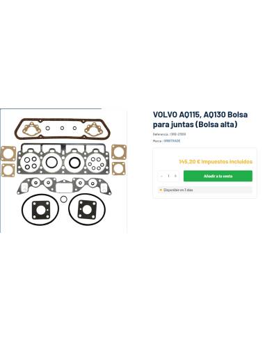 Orbitrade 21569 for VOLVO AQ115, AQ130 Bag for...