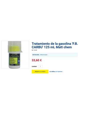Traitement du gaz 'F.B. Matt chem