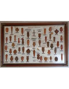 Tavola anforas di Mediterrani 88X58 CM.