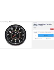 Weems & Plath Trident Time & Tide watch 250mm