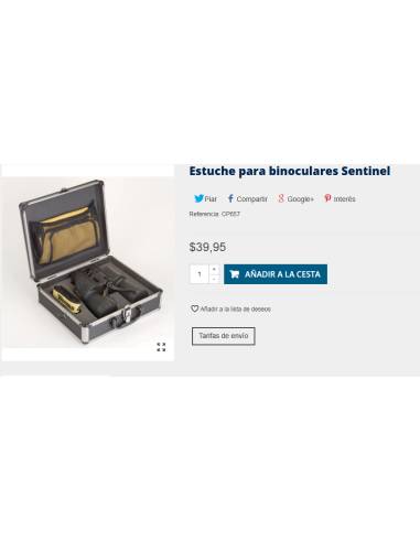 Weems&Plath Estuche para binoculares Sentinel