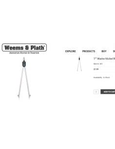 Weems fakePlath replacement tips compass ( 15und) 2