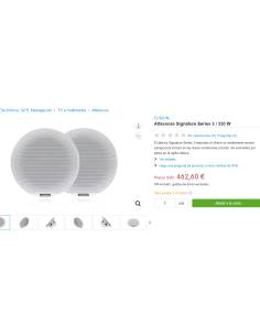 Fusion altavoz 330watts coaxial speaker 4 ohms 2