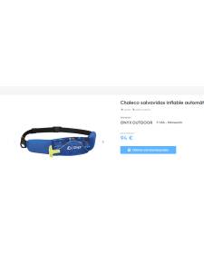 Onyx M/16 chaleco salvavidas
