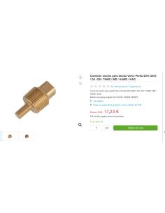 Connecteur mâle pour anode Volvo Penta 2001-2003 / D4 /... 2