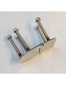 Bisagra empotrable, pasador sobrecubierta. Dimensiones: 76x40mm