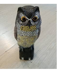 Espantapájaros Falso Realista de Búho con Cabeza...