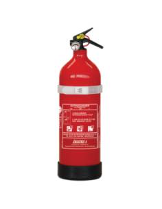 Extintor de fuego Polvo 2kg MED con soporte (español,...