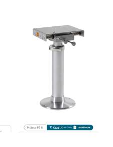 Zwaardvis Proteus telescopic table foot aluminium