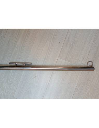 Asta bandera inox diametro tubo 32cm largo 100cm
