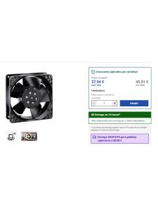 Papst Ventilador Axial ebm-papst 4000 N de 119 x 119 x 38mm, 230 V 