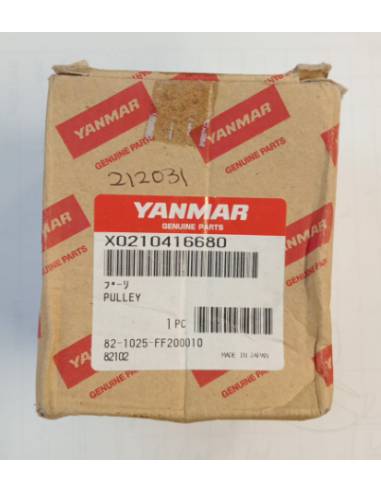 Yanmar X0210416680  polea original Yanmar OEM