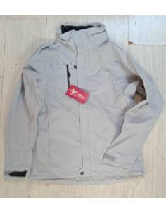 Events chaqueta gris claro  impermeable 2