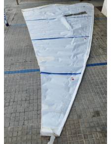 Vela foque catamaran gratil 6.37mt pujamen  3.49mt baluma 6.03 gratil cremallera