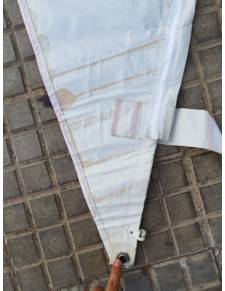 Vela foque catamaran gratil 6.37mt pujamen  3.49mt baluma 6.03 gratil cremallera