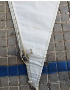 Vela foque catamaran gratil 6.37mt pujamen  3.55mt baluma 6.03 gratil cremallera