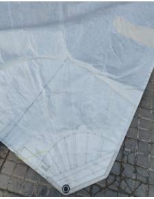 Vela foque catamaran gratil 6.37mt pujamen  3.55mt baluma 6.03 gratil cremallera