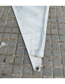 Vela foque catamaran gratil 6.37mt pujamen  3.49mt baluma 6.03 gratil cremallera