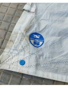 Vela foque catamaran gratil 6.37mt pujamen  3.49mt baluma 6.03 gratil cremallera