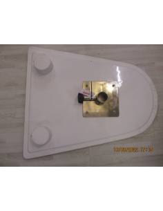 Tavola esterna fibra c/ supporto tubo inossidabile 50 mm. 2