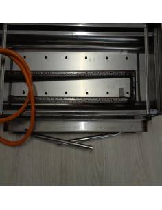 Plancha à gaz en acier inoxydable avec régulateur 2