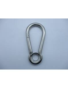 Mousqueton en acier inoxydable 316 avec oeillet 13x160mm