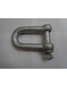 Grillete 25mm recto galvanizado