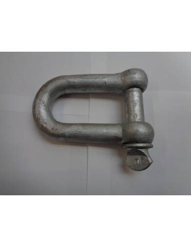 Grillete 25mm straight galvanized