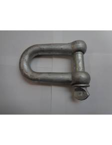 Grillete 25mm straight galvanized