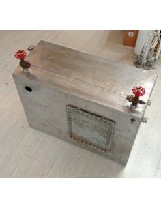 Dépôt en acier inoxydable 100lts avec niveau