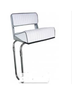 Folding seat with folding foot
