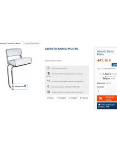 Folding seat with folding foot 2