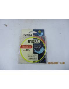 Hilo pesca HYDRA fluorocarbón 10mm d:0.165 r 2,2kg 2