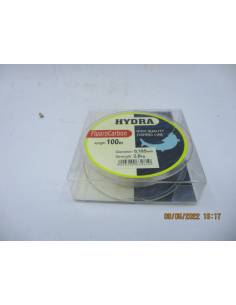 Fil de pêche HYDRA fluorocarbone 10mm d:0.185 r 2,8kg 2