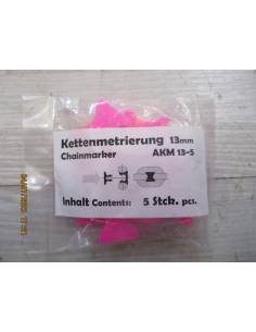 Marcador cadena 12mm ROSA ( 5 und)