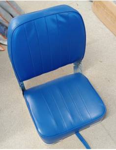 Silla 400X510mm  abatible semipiel azul