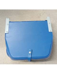 Silla 400X510mm  abatible semipiel azul 2