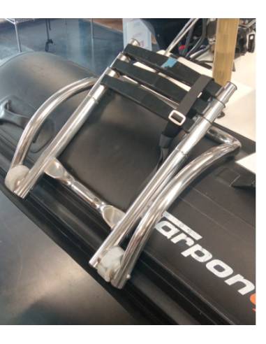 Escalera baño inox para neumática telescópica 3...
