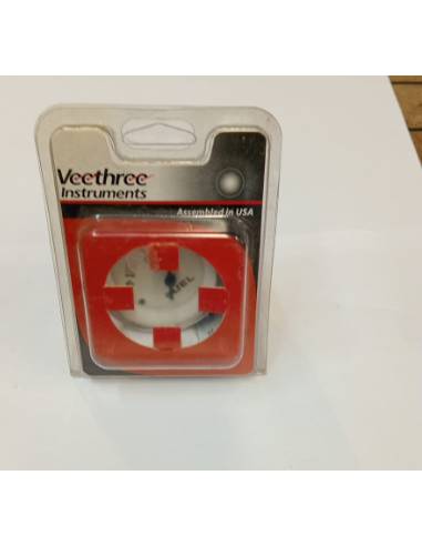 Veethree reloj combustible 12V/240-33ohm  60mm