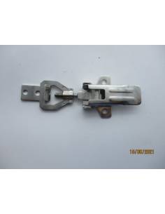 Adjustable stainless steel closure with tensioner